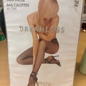 La SENZA Dreamlegs Black Fishnet Pantyhose
